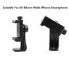 Universal Smartphone Holder Tripod Rotatable Bracket with 1/4inch Screw Adjustable Clip for Phone Cell Selfie Stick Camera Stand