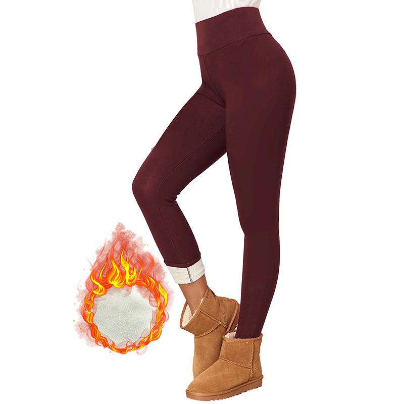 Зимние леггинсы женские плюс бархатные теплые леггинсы с высокой талией брюки Femme тонкие черные толстые леггинсы-карандаш