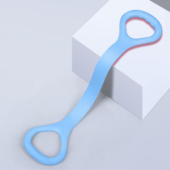 Силиконовая резинка-восьмерка для сопротивления, противоскользящая, для мужчин и женщин, для растяжки рук и плеч, силовых тренировок, упражнений, эластичная лента, фитнес-канат для натяжения