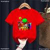 Funny Boys T-Shirt Children'S Sprunk Video Game Sprunk Cartoon Print Kids Tshirt Fashion Trend Boys And Girls Unisex Clothes