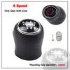 Car 5 6 Speed Gear Stick Shift Knob Leather Boot For VW Volkswagen T6 T7 Transporter Multivan Caravelle 2016 2017 2018