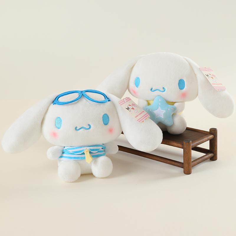 Cinnamoroll Plush Toys 19Cm Adorably White Dog Sanrio Doll Soft Kids Toys Kawaii Room Decor Toys Exquisite Birthday Gifts