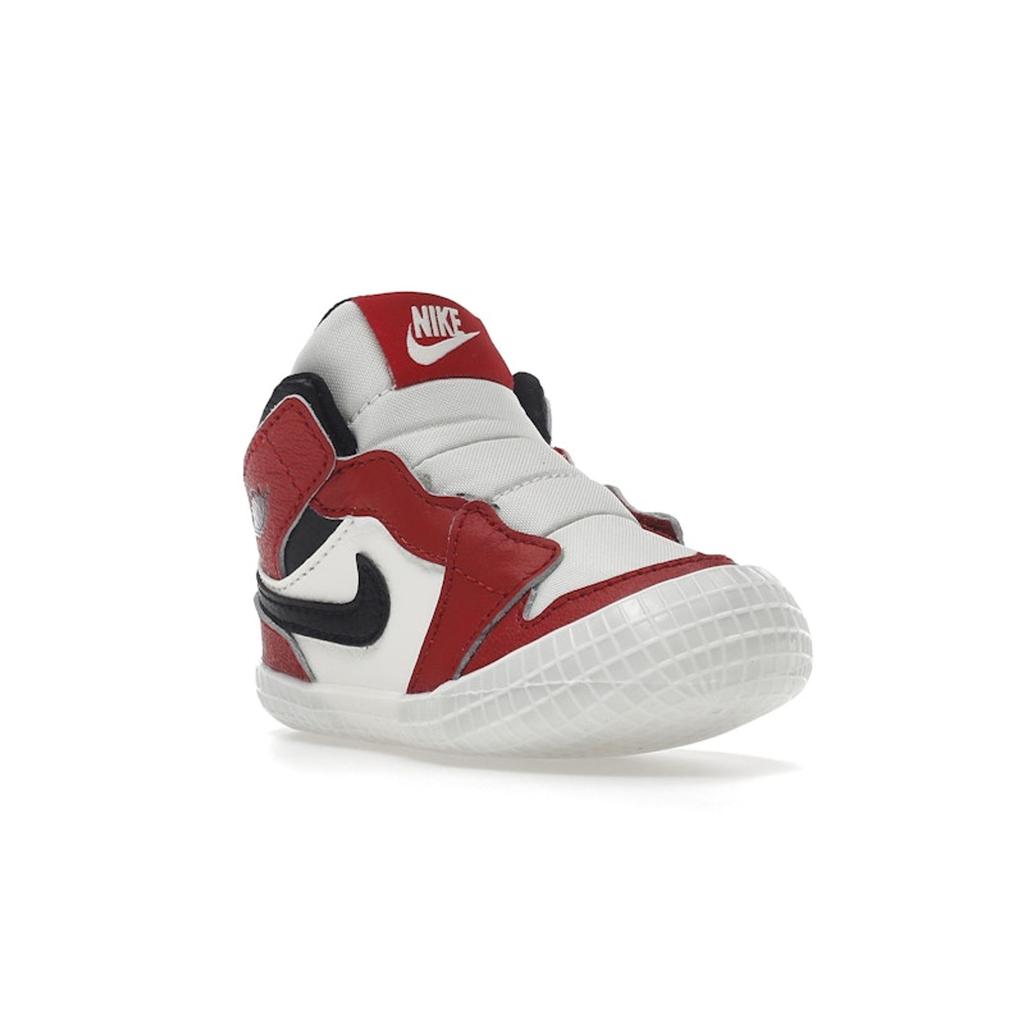 Air Jordan 1 Crib Bootie Chicago Lost & Found Baby Sneakers Red Varsity-Red Black AT3745-612