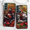 Цветочный Рыцарь Света Чехол для Телефона Для Samsung Galaxy S22 S25 Ultra S21 S10 Plus S26 Edge S20 S23 S24 FE Чехол Силиконовый S