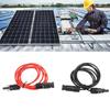 Кабель-удлинитель для солнечных панелей 12 AWG Красный/Черный Кабель-удлинитель для солнечных панелей Материал ABS Длина 2 м Инструмент для подключения питания RV Кемпинг