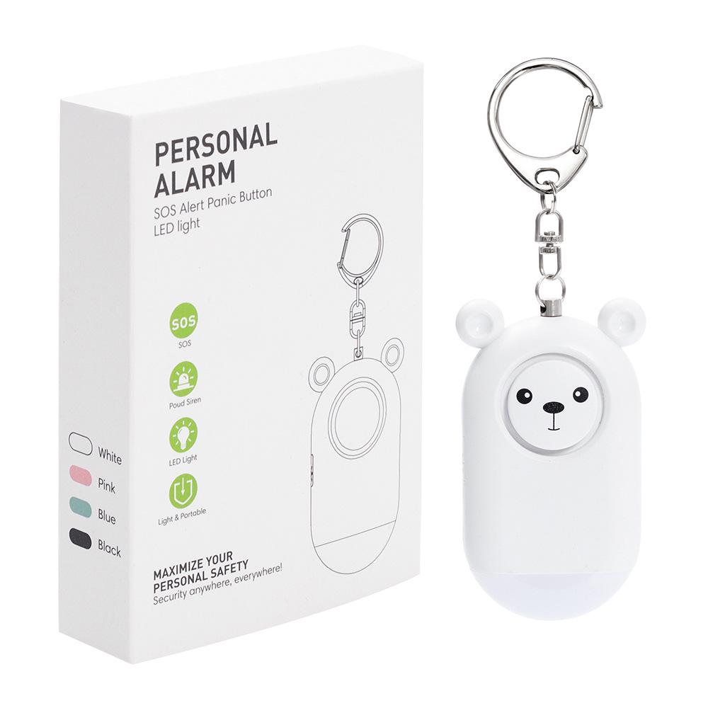 Светодиодная перезаряжаемая персональная уличная сигнализация с ночным предупреждающим светом для самозащиты ребенка