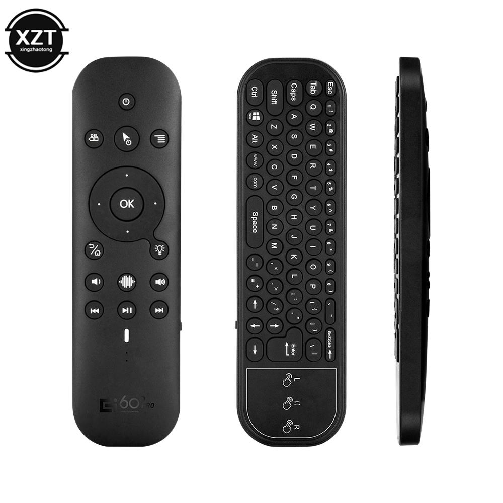 G60S Pro Беспроводная воздушная мышь с голосовым управлением BT5.0 2.4G Bluetooth Двухрежимный ИК-обучаемый с подсветкой для компьютера ТВ-приставки ПК
