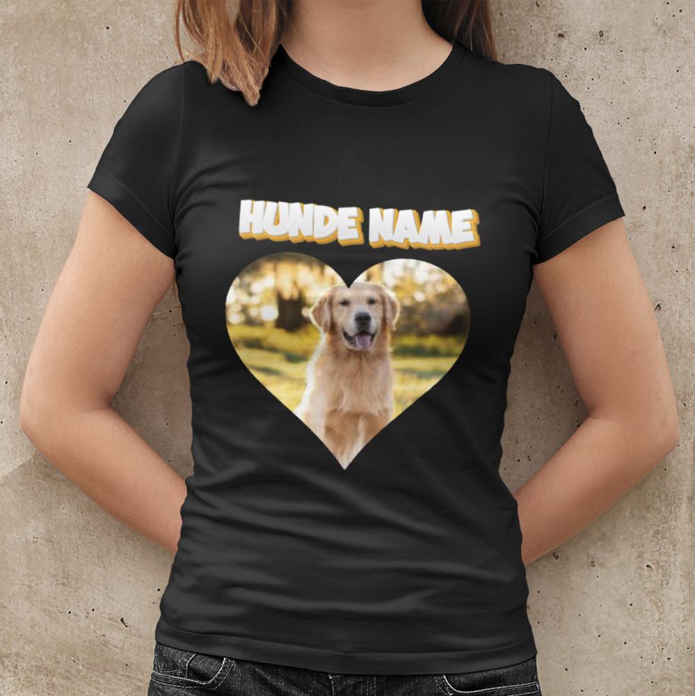 Personalisiertes Hunde Spruch RIP Gedenken an Verstorben Hund DOG Damen Shirt