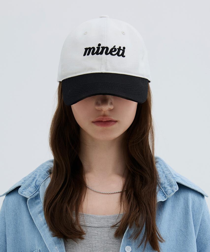 Двухцветная бейсболка с надписью Mineti Y 10525 Mt