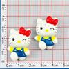 Мультяшный самолет и кошка Кики, смоляные аксессуары для DIY: Заколки для волос, Чехлы для телефонов, Материалы для брелоков