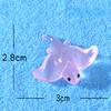 Cute Luminous Flat Fish Aquarium Tank Decoration Accessory Resin Mini Figurine