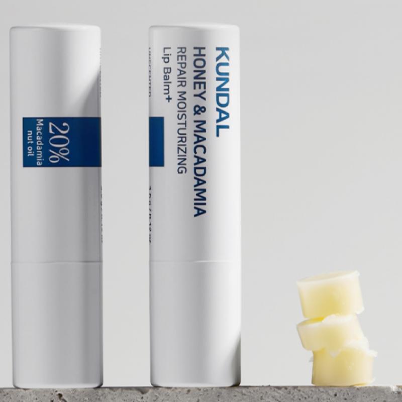 Kundal Honey Macadamia Repair Увлажняющий бальзам для губ без запаха 3,6 г X9ea