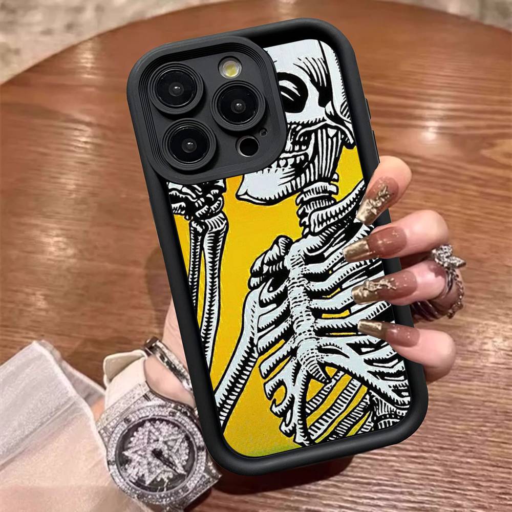 Бренд P-Powell P-Peralta Модный чехол для телефона Для IPhone 11 12 13 16 15 17 14 Pro Max Мягкий Funda Силиконовый чехол
