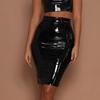 Women's Sexy Temperament Glossy Waist-slimming Half-body Skirt