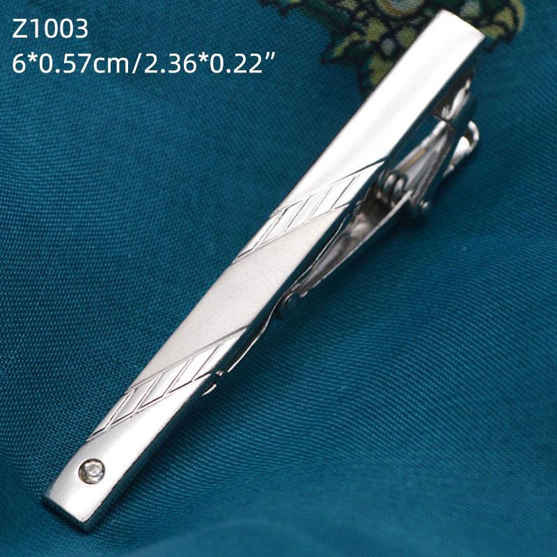 Зажимы для галстука для мужчин Застежка для галстука Gentleman Crystal For Mens Gift