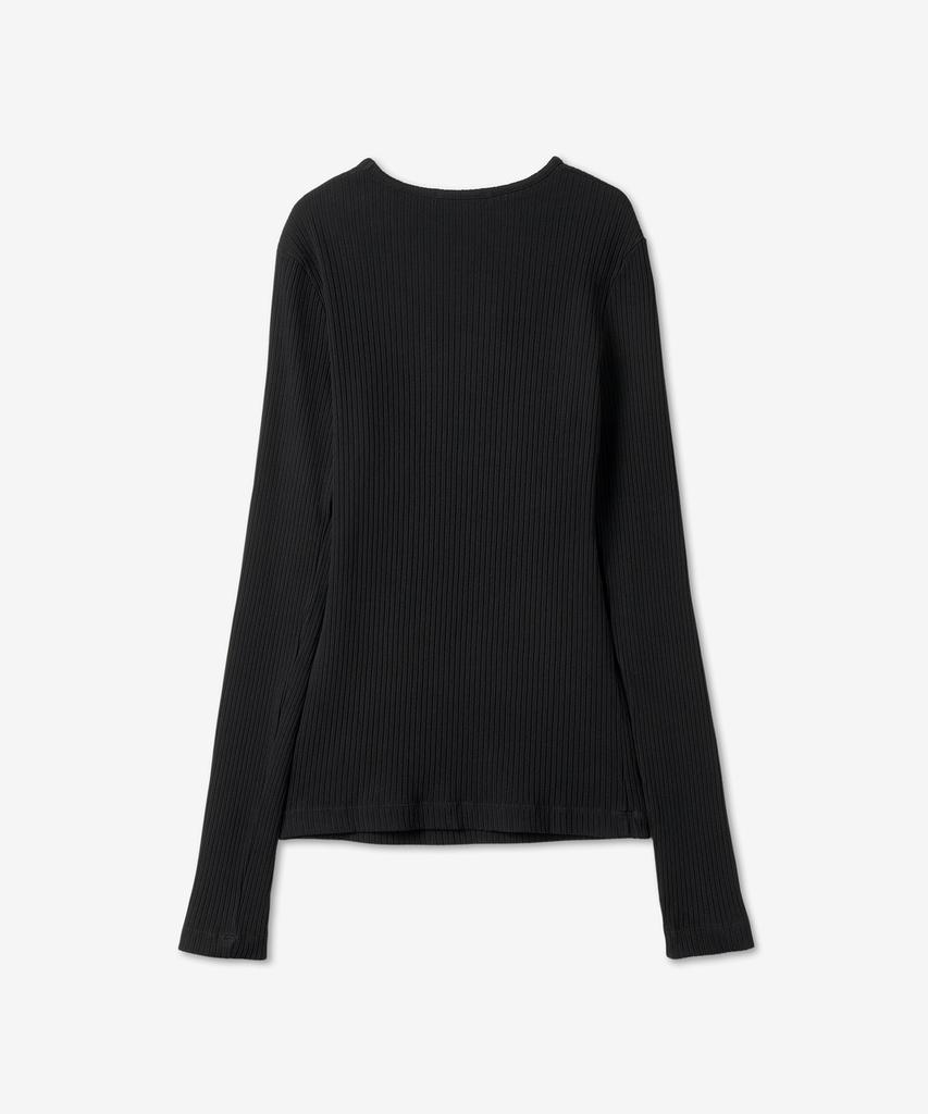 Вязаный топ AGOLDE с вырезами - Черный / A71391387Black