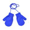 Warm Knitted Gloves With Lanyard Winter Mittens Cute Warm Baby Gloves