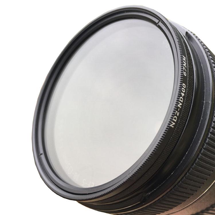 Нейтрально-серый фильтр ND Fader Vario Filtiros ND2-400 37мм 40.5мм 43мм 46мм 49мм для Canon Nikon