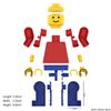 MOC Гигантская фигурка Смайлик Строительные блоки фигурки Набор игрушек для самостоятельной сборки Креативные кубики для детей и взрослых Рождественские подарки