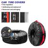 1Pc Universal Car Spare Tire Covers Case Auto Wheel Tires Storage Bags Carry Tote Tire For Cars Wheel Covers 13-18inch 19-23inch