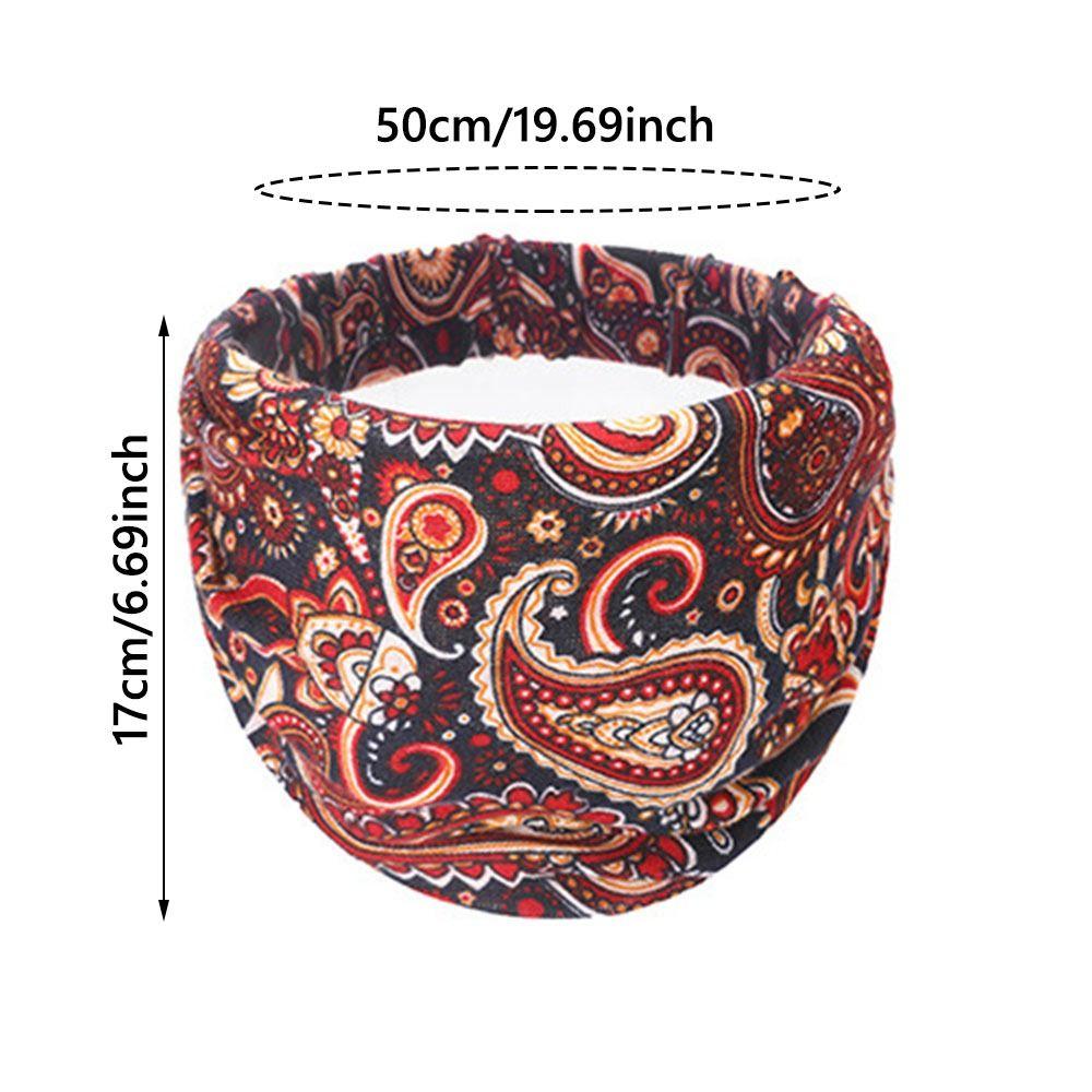 Хлопковая широкая повязка на голову Бохо повязка для волос Стильный головной убор для умывания лица, макияжа, йоги, тренировок