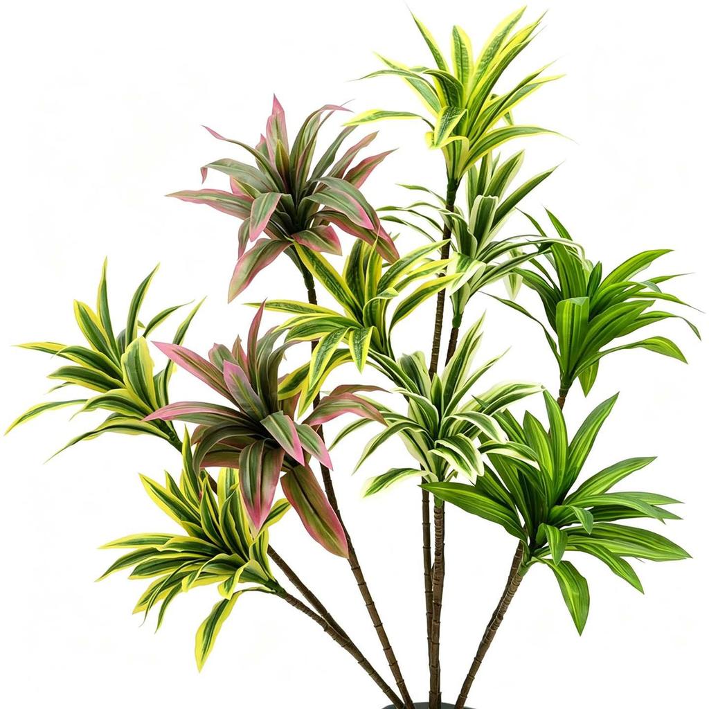 Artificial Green Lily Bamboo Plants for Living Room Decoration