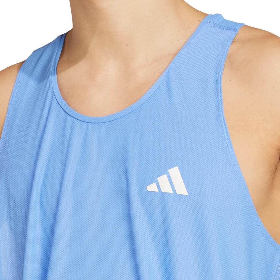 adidas Жилет с полосатым логотипом Мужские топы Синий JW9681