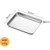 Квадратный плоский поднос из нержавеющей стали 304
