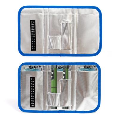 Сумка-холодильник для инсулиновой ручки, переносной чехол, портативная медицинская сумка-холодильник, охлаждающая защитная сумка на молнии, дорожные карманные пакеты, коробка для заморозки лекарств при диабете