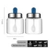 260ml lead-free glass, black blue (set of 2)