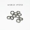 MR128-2,5 Миниатюрный подшипник из хромированной стали, 10 шт. 8*12*2,5(мм)