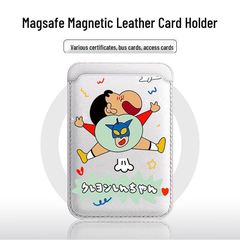 Магнитный кожаный держатель для карт MAGsafe Чехол для телефона для Apple