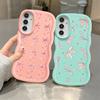 Мягкий чехол для телефона Samsung Galaxy A11 A13 A16 A21s A14 A12 A26 A34 A15 A33 A35 A36 Розовый бант
