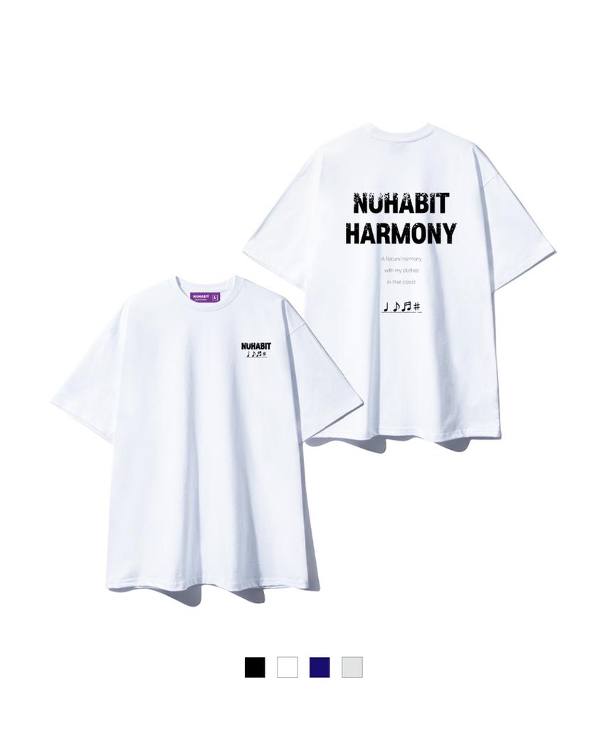 NUHABIT N/H Гармония Мелодии Оверсайз С коротким рукавом (Sos2-4Nh1207)