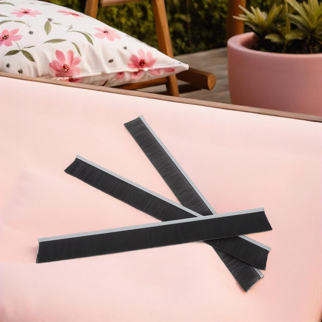 120cm Mailbox Entrance Brush Dustproof Sealing Strip Door Seal Weatherstrip Home Office Decorative Entrance Protection