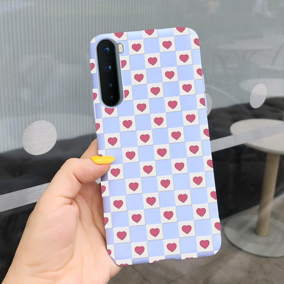 For Oneplus Nord Case Colored Silicone Soft Back Cover For One Plus Nord 5G OnePlus Z 1+Nord Phone Case Lovely Bumper Funda