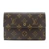 Porto Tresol Etui Papie Tri-fold Wallet M61202 Brown Monogram Canvas Unisex Used