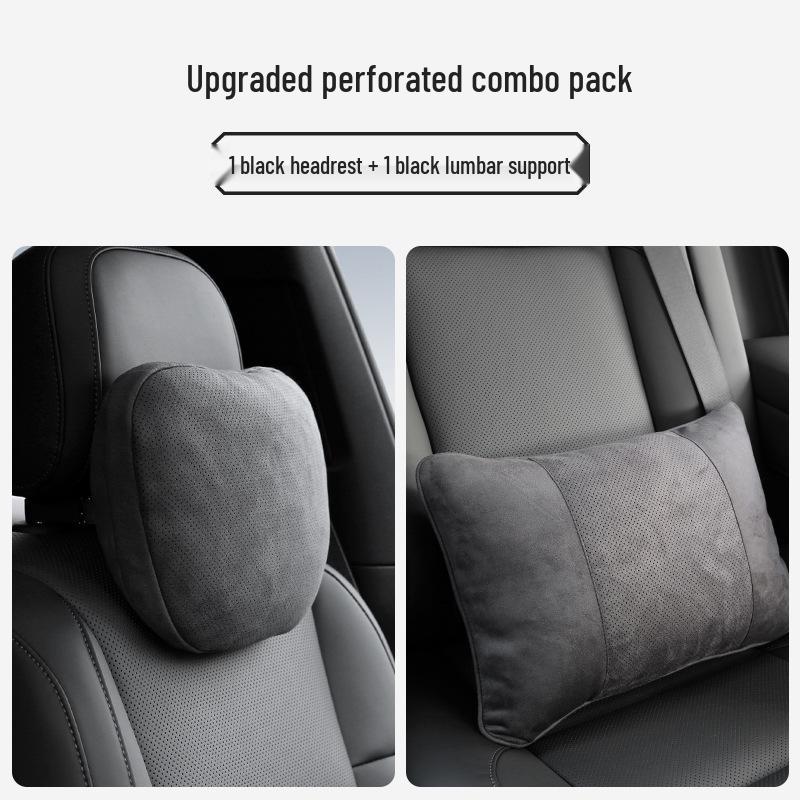 Car Neck and Lumbar Support Pillow for Maybach, Mercedes, Tesla, AITO