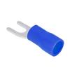 300PCS Blue U Type Wire Connector SV1.25-4 Fork Spade Wire Connector  Transportation Lighting