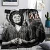 Édith Piaf pattern Flannel Blanket, High quality Comfortable for All Seasons, Home Decor, Warmth and Comfort, Perfect for Gifts.