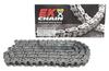 EK Motorcycle Chain Silver 116L MLJ SX Ring Seal 530RR/SM (Caulking Joint)