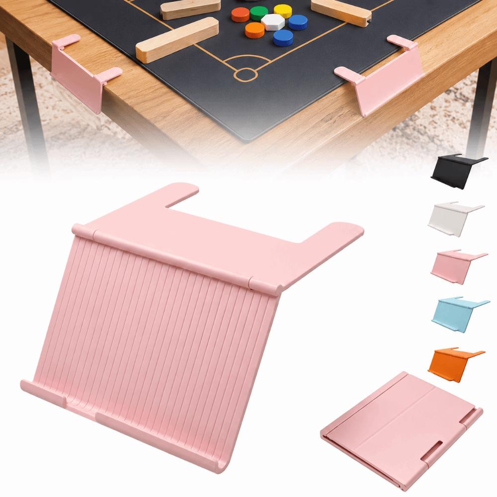 Foldable Mahjong Card Holder Clip-on Design Score Display Rack Portable Table Edge Rack Desk Play