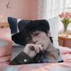 PPark JiHoon Singer Cushion Cover Square Short Plush Pillow Case Living Room Sofa Home Decor Funda X