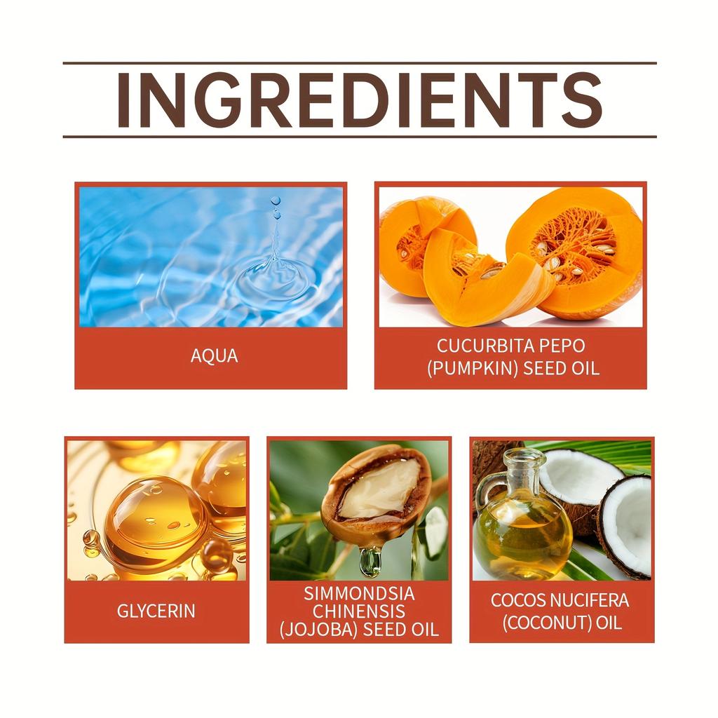 Pumpkin Seed Oil, Moisturizing Body Light Beige, Smoothing Hair Lasting Fragrance Daily Care Essential Oil and Is An Essential Oil for Daily Hair Care