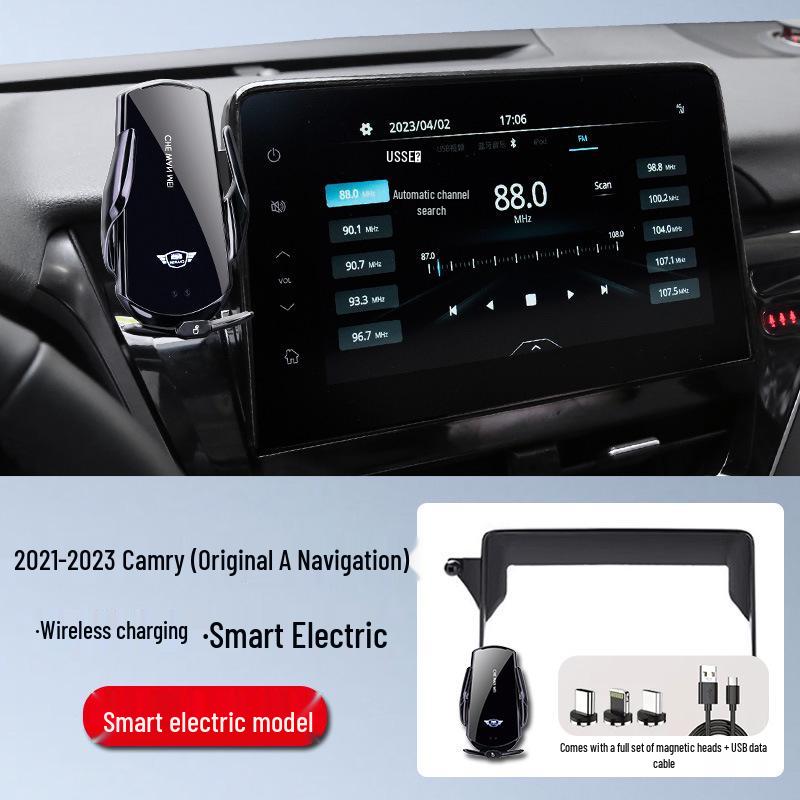 Автомобильный держатель для Toyota Camry 2023 8-го поколения - Роскошная и модная версия, Центральная консоль с большим экраном.