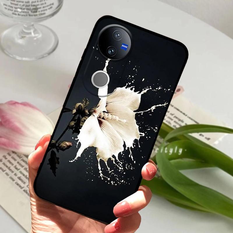 Для Vivo V50 Мягкий чехол V 50 5G Силиконовый ТПУ Чехлы для телефона Для VIVO V50 V2427 Защитный бампер Fundas Capas Роскошный Мультяшный