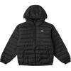 Vans Куртка унисекс с капюшоном и молнией, однотонная, с длинным рукавом, черная VN000P2PBLK