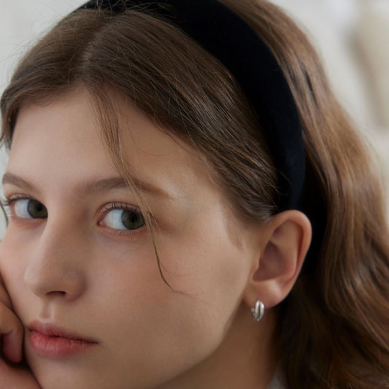 Murmur Вельветовая однотонная повязка для волос