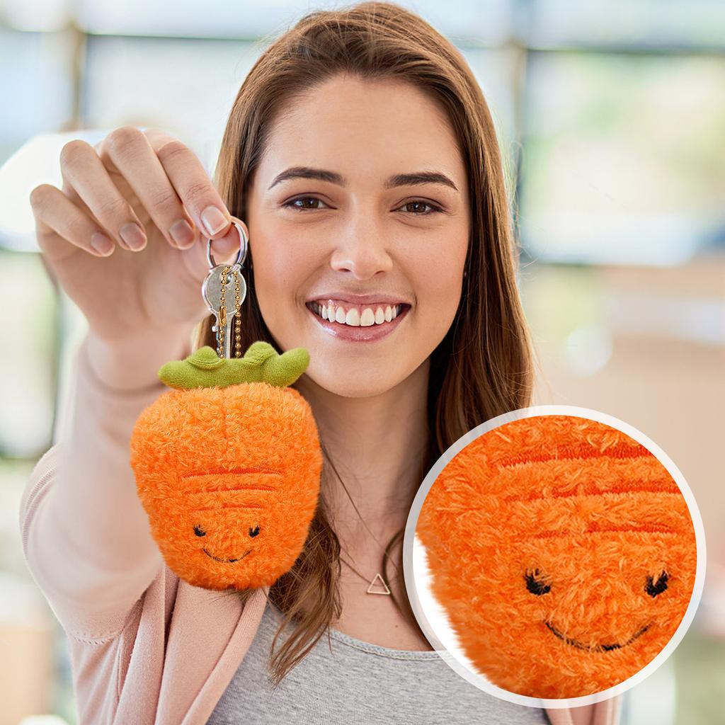 Брелок-кукла в виде плюшевого овоща, мультяшная плюшевая игрушка, подходящая для детей и взрослых