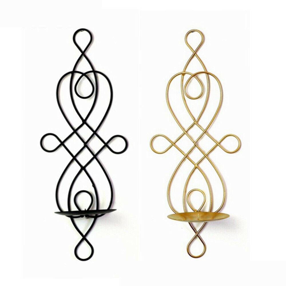 Железный подсвечник в скандинавском стиле, настенный подсвечник, декор для дома и комнаты